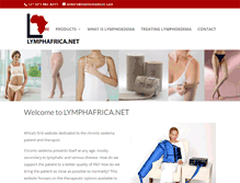 Tablet Screenshot of lymphafrica.net